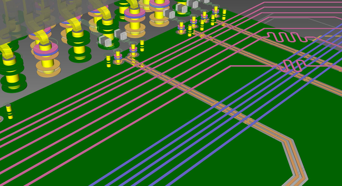 Powerful-Routing-Tools---3D-Diffpair-Ploughs-Result