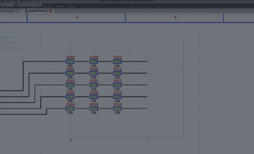 Schematic Connections eCADSTAR software