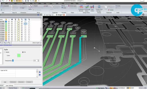eCADSTAR gerber import pcb design