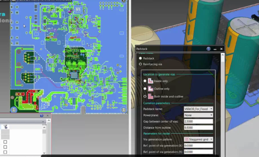 eCADSTAR pcb design software routing via floos