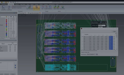 copy placement pcb editor eCADSTAR