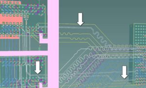 PCB circuit in eCADSTAR - high speed design