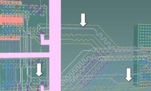 PCB circuit in eCADSTAR 