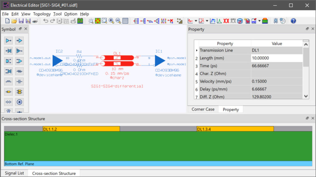 Signal integrity analysis in pcb design with the electrical viewer for signal integrity definition
