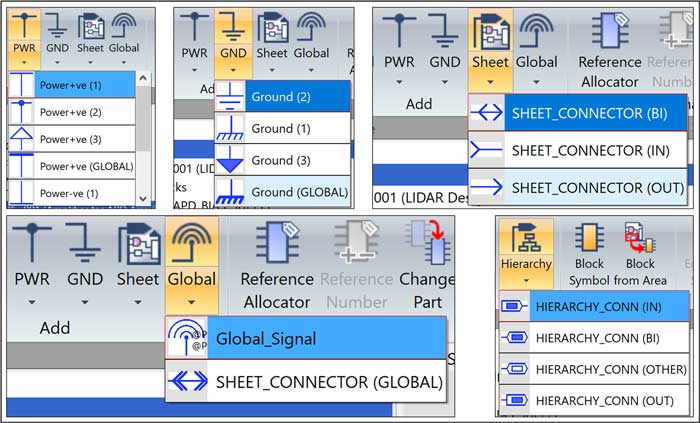 hierarchy connector_eCADSTAR_2021