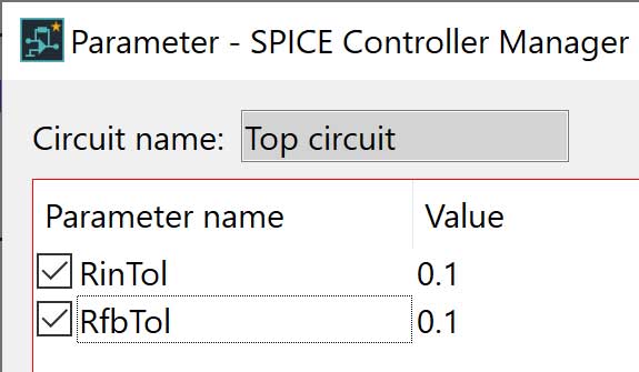 parameter SPICE simulation using LTspice software in the SPICE simulation Controller that can do LTspice simulation with no need for LTspice download directly