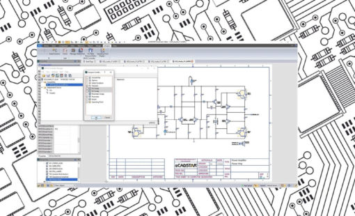 eCADSTAR Schematic Editor SPICE Controller analog circuit for PCB design