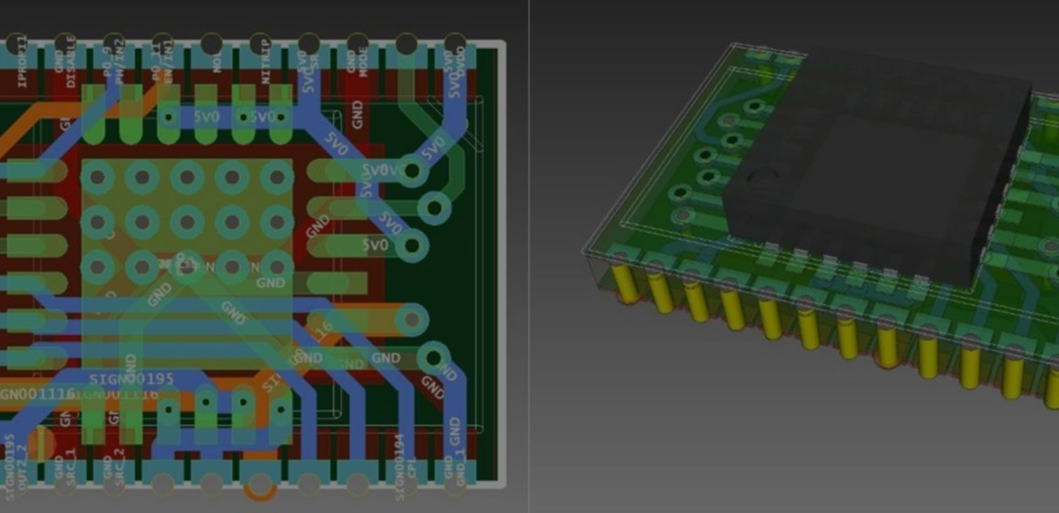 Hero SMD Component , castellated pads, castellated holes PCB design