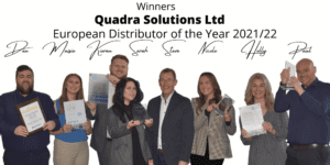Winners Quadra Solutions - European distributor of the year 21-22