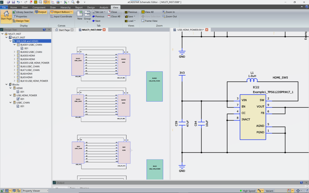 eCADSTAR Engineer Schematic design 1