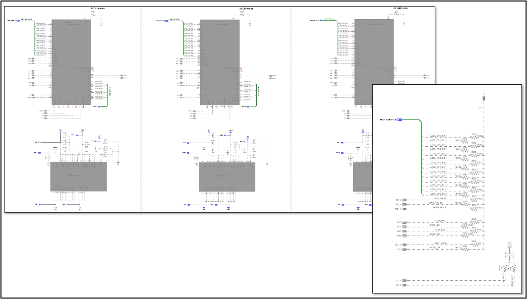 Figure 5: eCADSTAR Schematic Editor indicates fitted/not fitted status in each variant