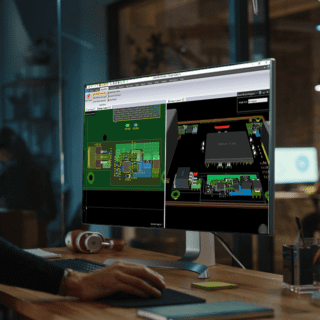 Drinking-Coffee-Screen-with-eCADSTAR-PCB-Editor-1x1-1-320x320