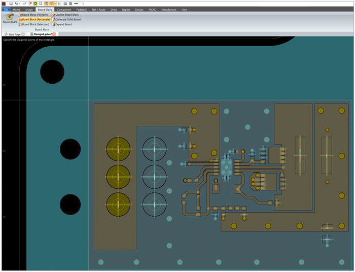 Importing known-good layout is quick and it avoids mistakes