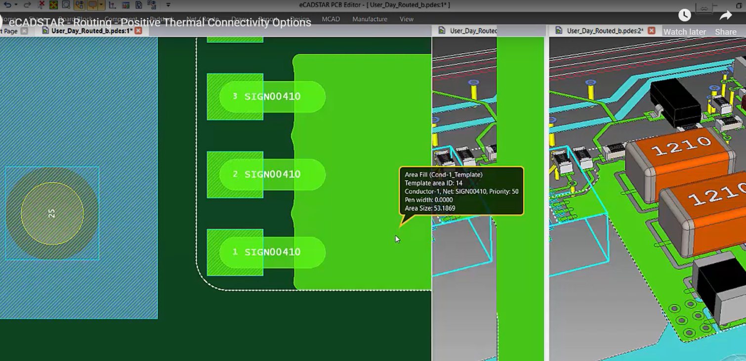 thermal connectivity options eCADSTAR Video Library