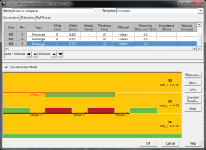 Embedded stack-up planning