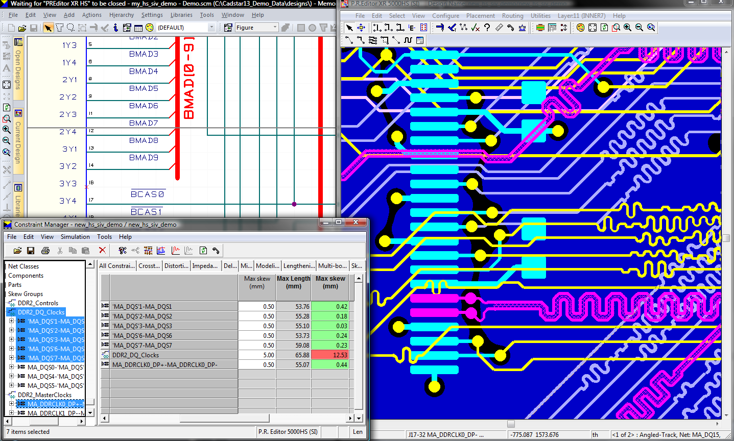 Concurrent input